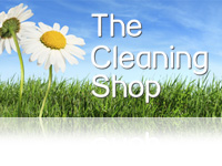Cleaning Shop online cleaning supplies shop logo