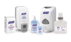 Purell hand sanitising gels and soaps